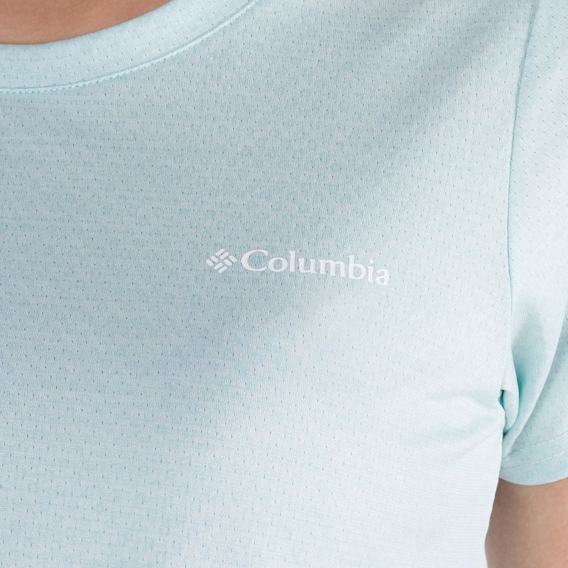 Koszulka trekkingowa damska Columbia Alpine Chill Zero icy morn heather 4