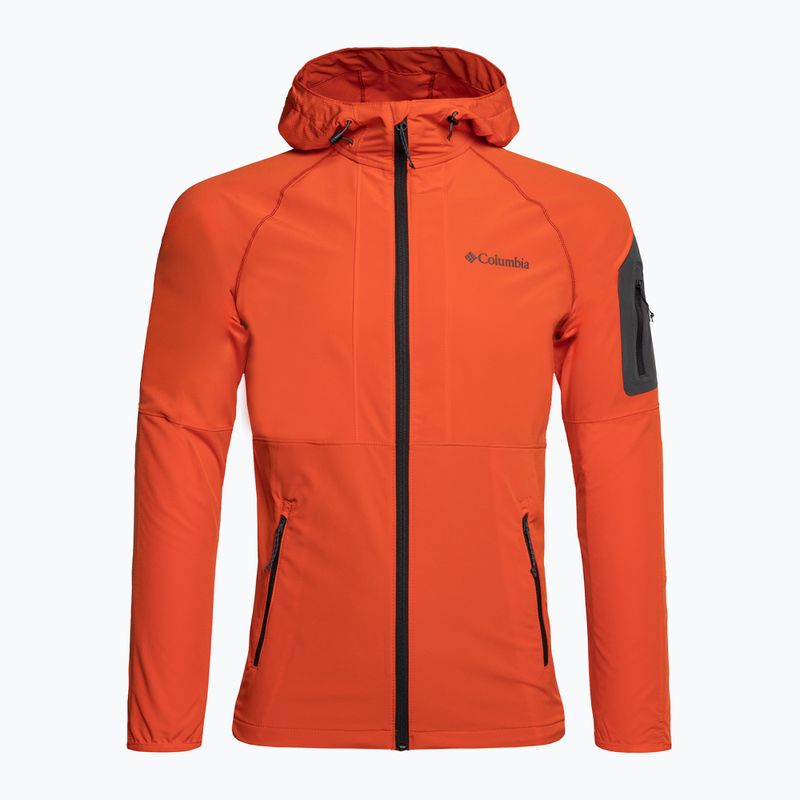 Kurtka softshell męska Columbia Tall Heights Hooded Softshell red quartz 7