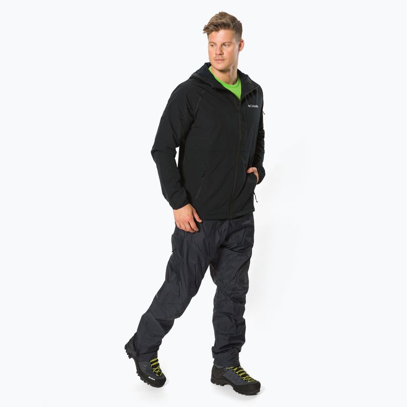 Kurtka softshell męska Columbia Tall Heights Hooded Softshell black 2