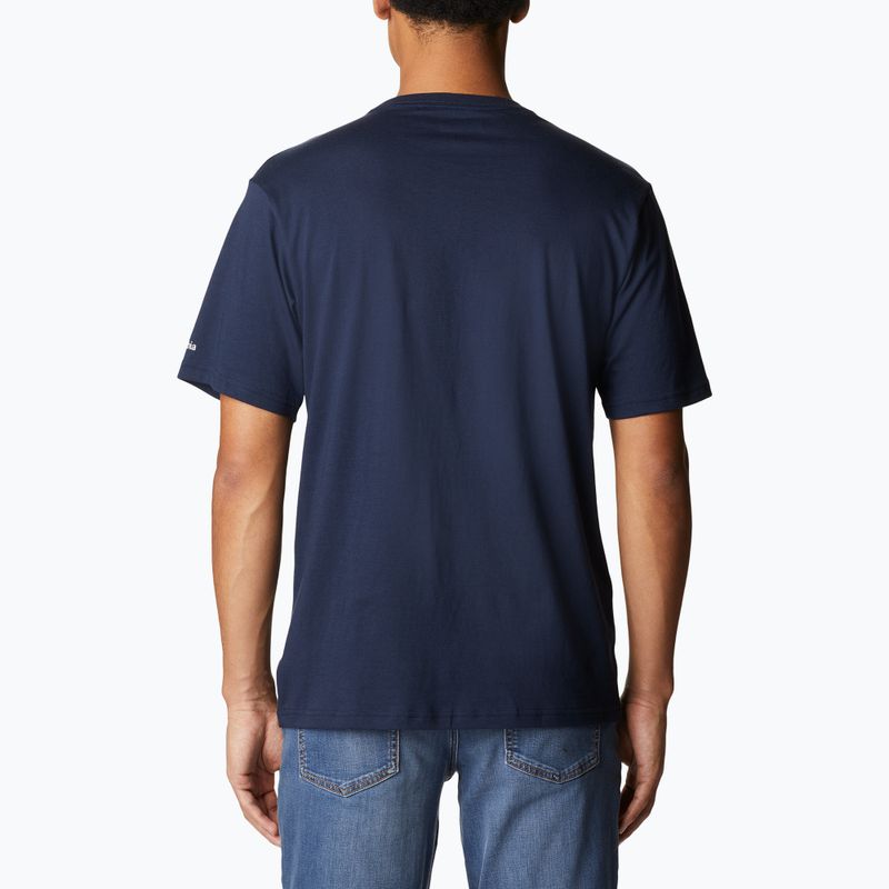 Koszulka męska Columbia CSC Basic Logo collegiate navy/csc stacked logo 2