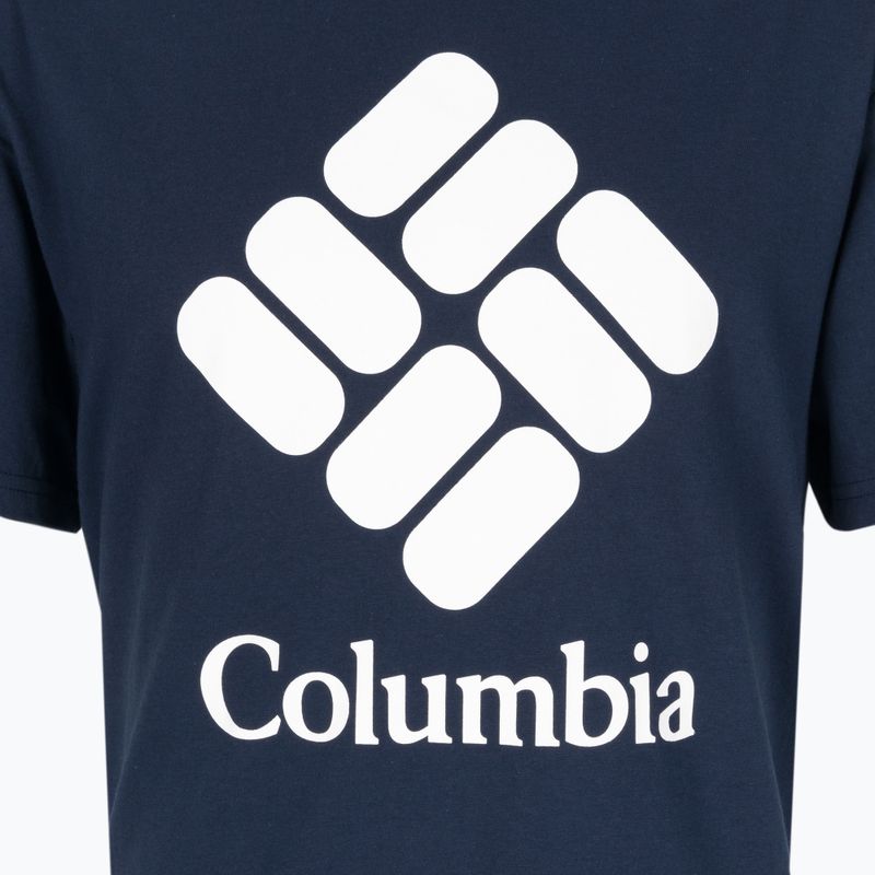 Koszulka męska Columbia CSC Basic Logo collegiate navy/csc stacked logo 8