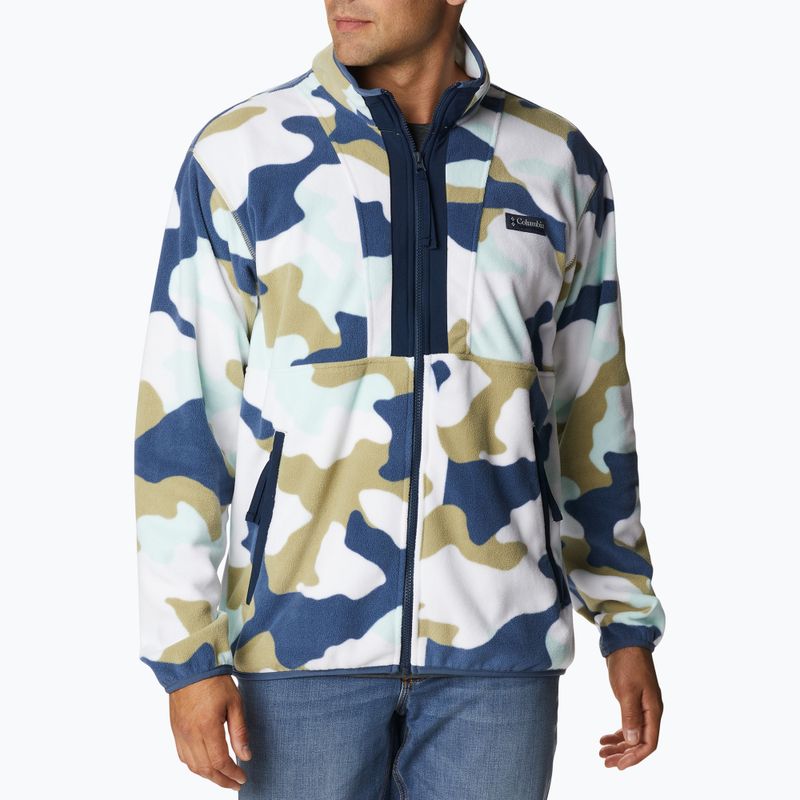 Bluza polarowa męska Columbia Back Bowl savory mod camo/collegiate navy