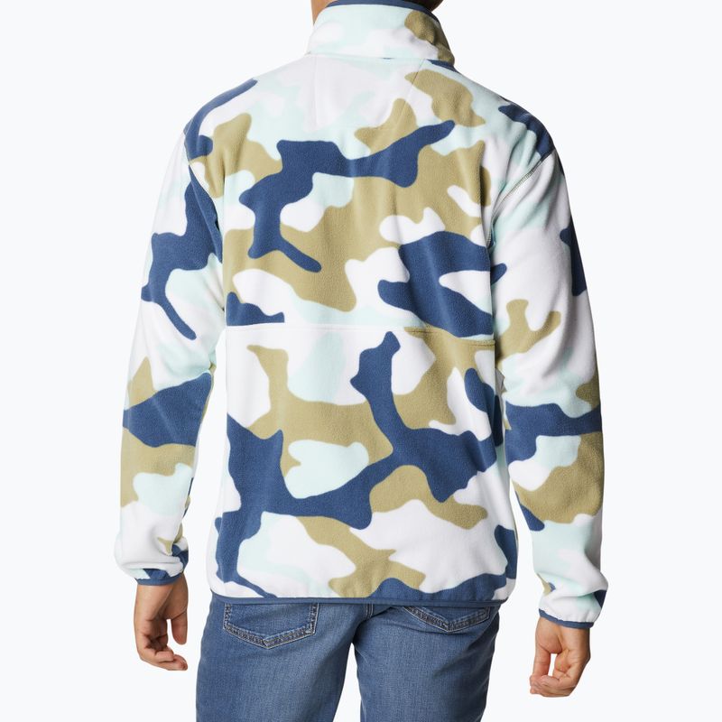 Bluza polarowa męska Columbia Back Bowl savory mod camo/collegiate navy 2