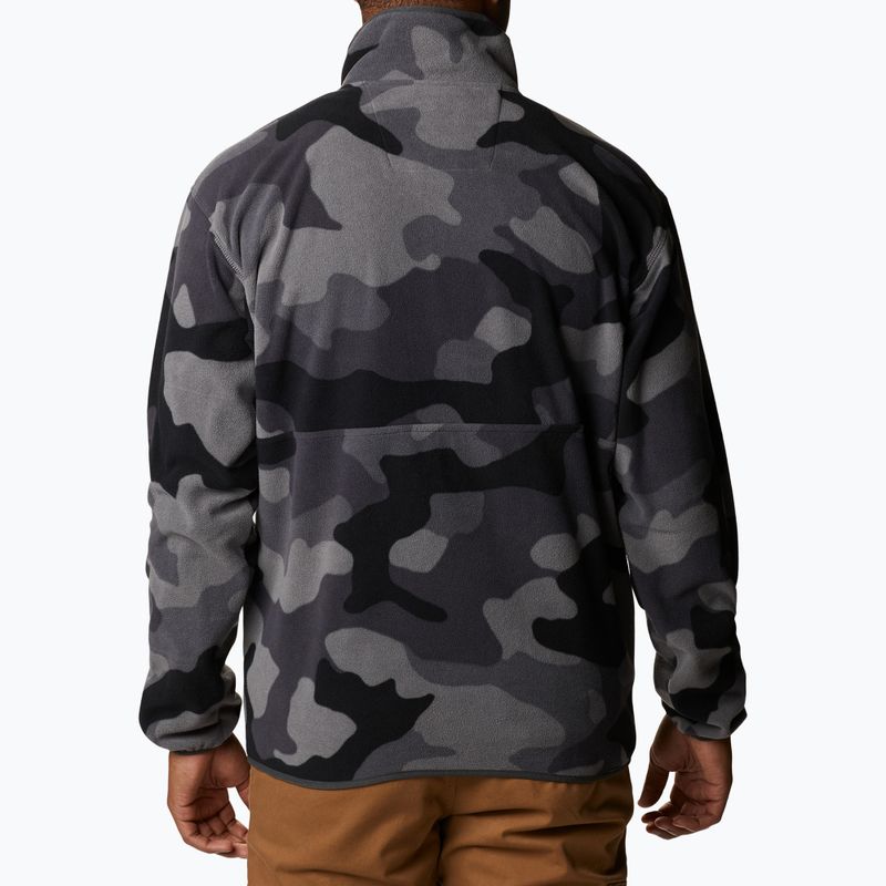 Bluza polarowa męska Columbia Back Bowl black mod camo/shark 2