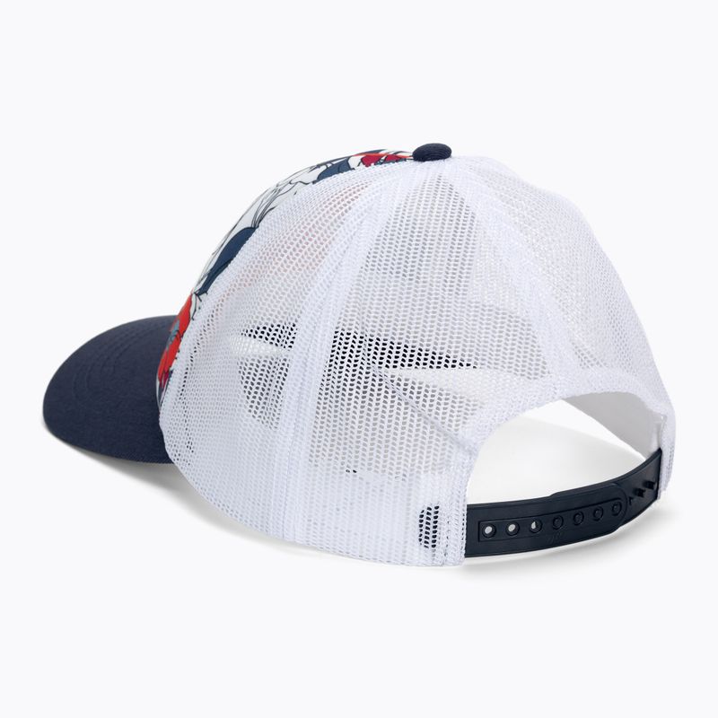 Czapka z daszkiem damska Columbia Mesh Hat II white lakeshore/floral multi 3