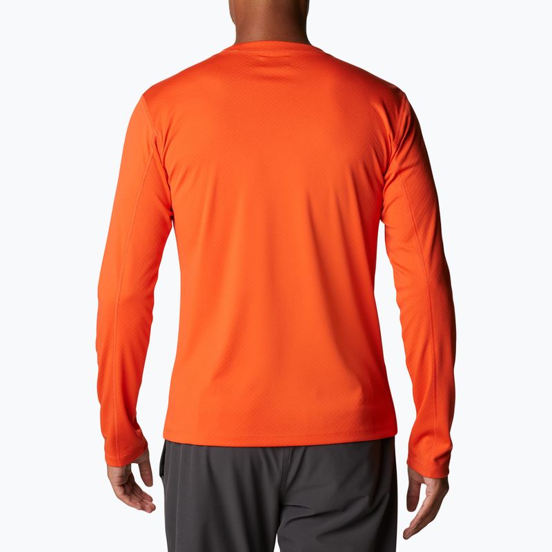 Longsleeve trekkingowy męski Columbia Zero Rules red quartz 2