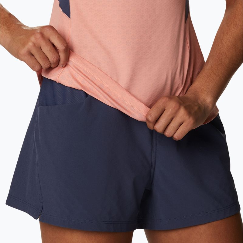 Koszulka trekkingowa damska Columbia Titan Pass Ice coral reef/nocturnal 6