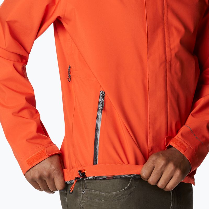Kurtka przeciwdeszczowa męska Columbia Earth Explorer red quartz 14