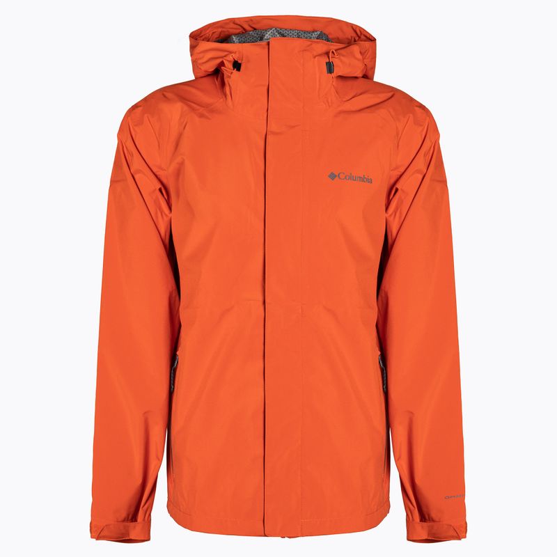 Kurtka przeciwdeszczowa męska Columbia Earth Explorer red quartz 17