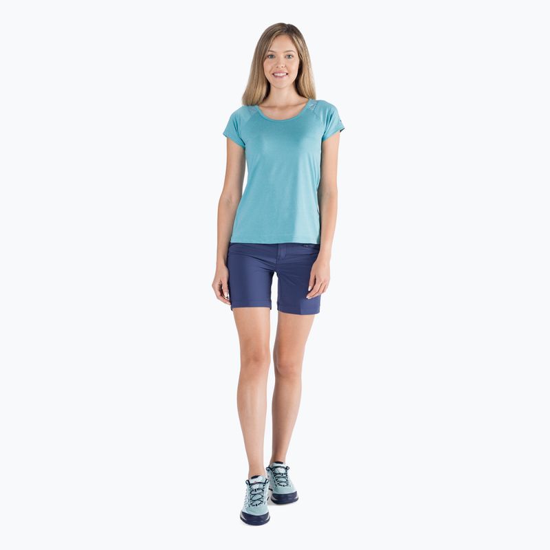 Koszulka trekkingowa damska Columbia Peak To Point II sea wave heather 5