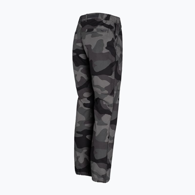 Spodnie trekkingowe męskie Columbia Wallowa Belted black mod camo 10