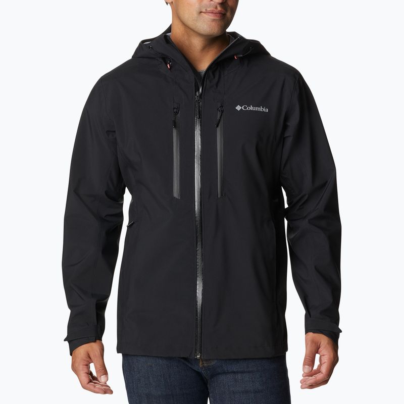Kurtka przeciwdeszczowa męska Columbia Peak Creek black 4