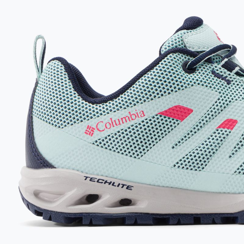 Buty turystyczne damskie Columbia Vapor Vent icy morn/red hibiscus 7