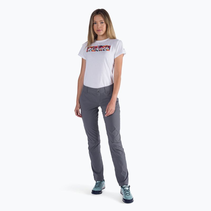 Spodnie trekkingowe damskie Columbia Saturday Trail EU city grey 2
