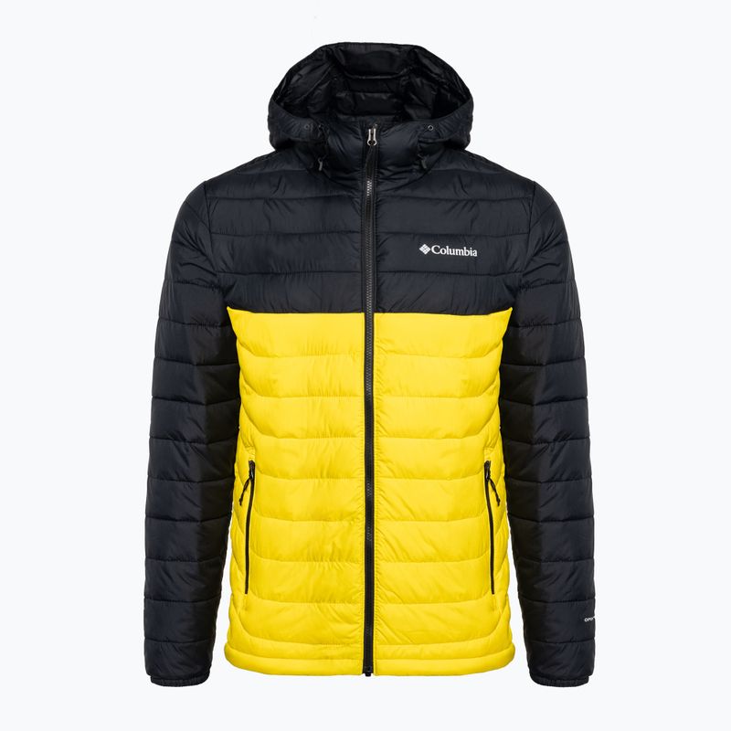 Kurtka męska Columbia Powder Lite Hooded laser lemon/black 6