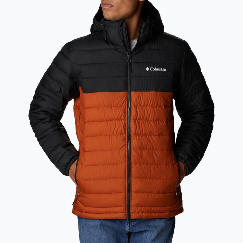 Kurtka męska Columbia Powder Lite Hooded warm copper/black 6