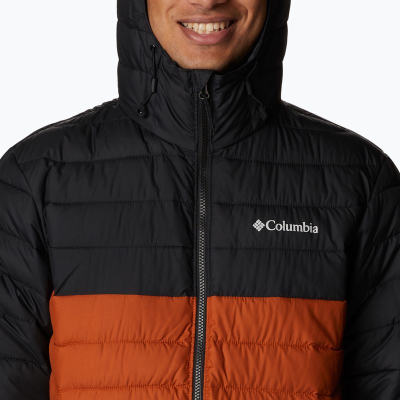 Kurtka męska Columbia Powder Lite Hooded warm copper/black 10