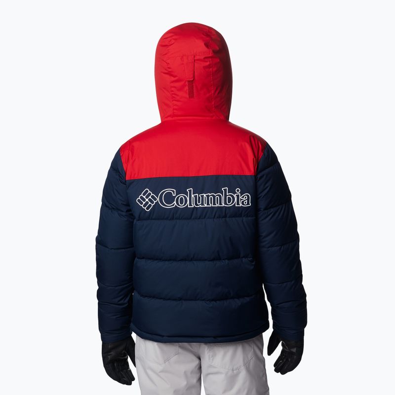 Kurtka narciarska męska Columbia Iceline Ridge collegiate navy/mountain red 3
