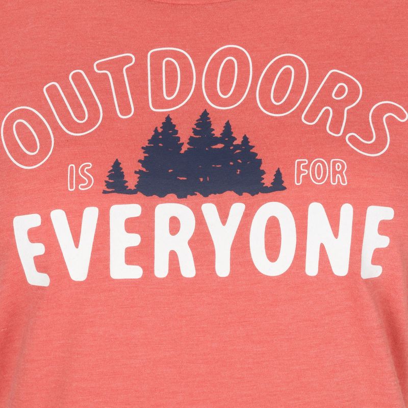Koszulka trekkingowa damska Columbia Daisy Days Graphic dark coral heather/seek outdoors 9