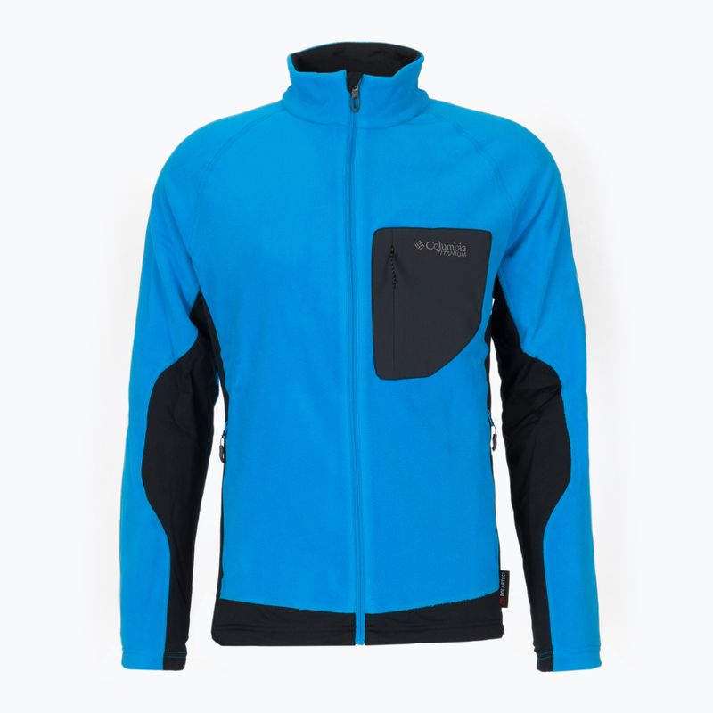 Bluza trekkingowa męska Columbia Titan Pass 2.0 II compass blue/black 9