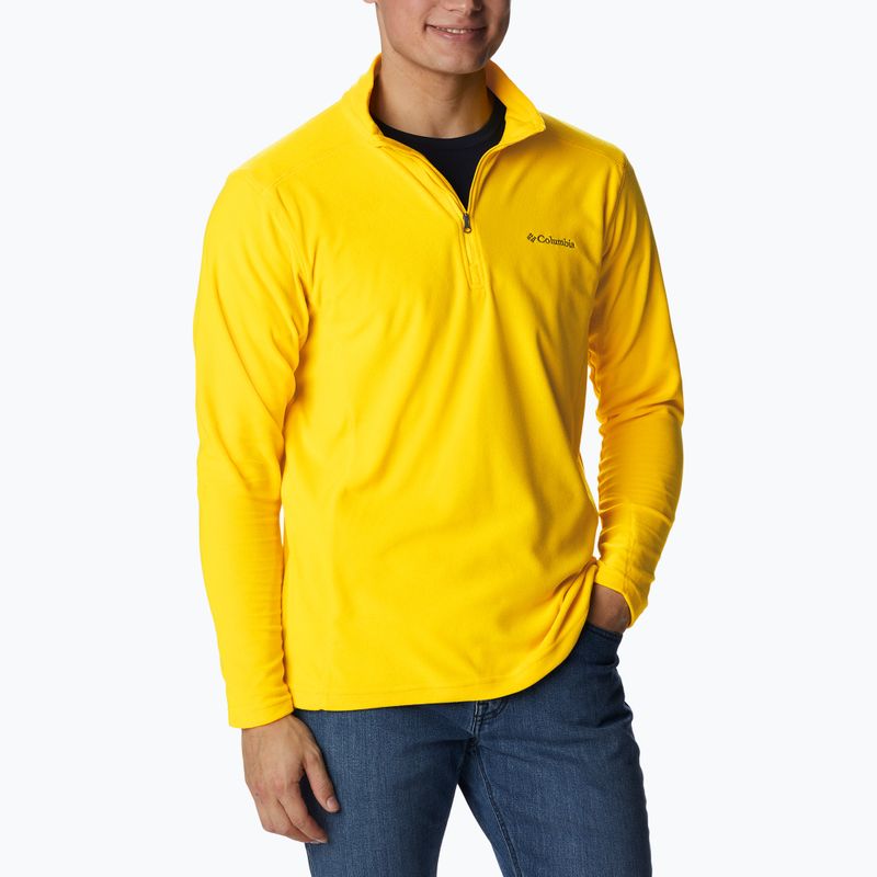 Bluza polarowa męska Columbia Klamath Range II HZ laser lemon 4