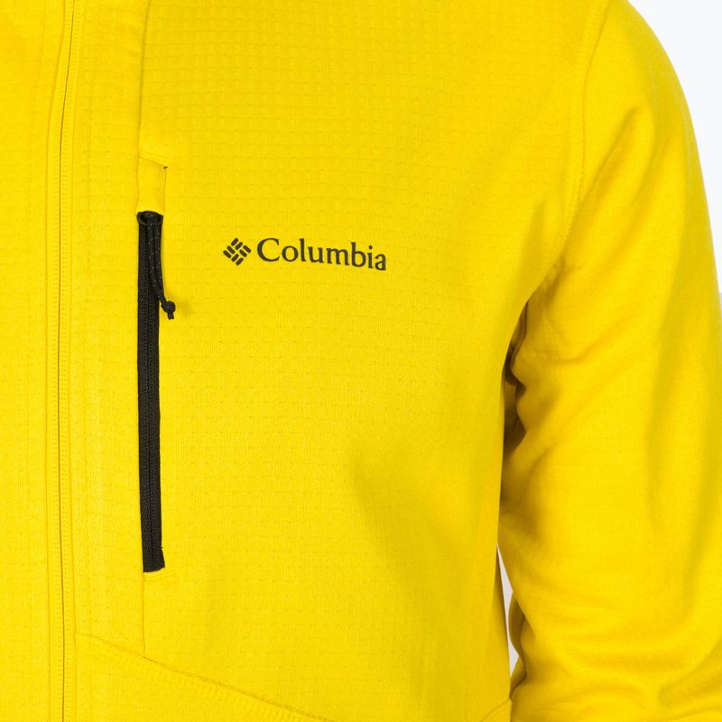 Bluza trekkingowa męska Columbia Park View FZ laser lemon heather 8