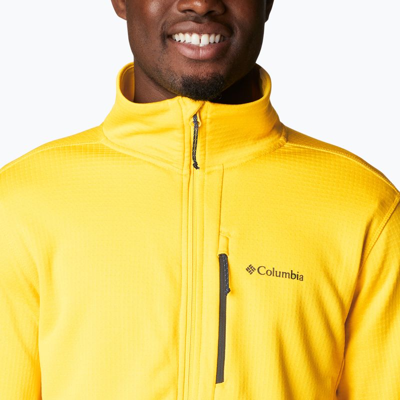 Bluza trekkingowa męska Columbia Park View FZ laser lemon heather 5