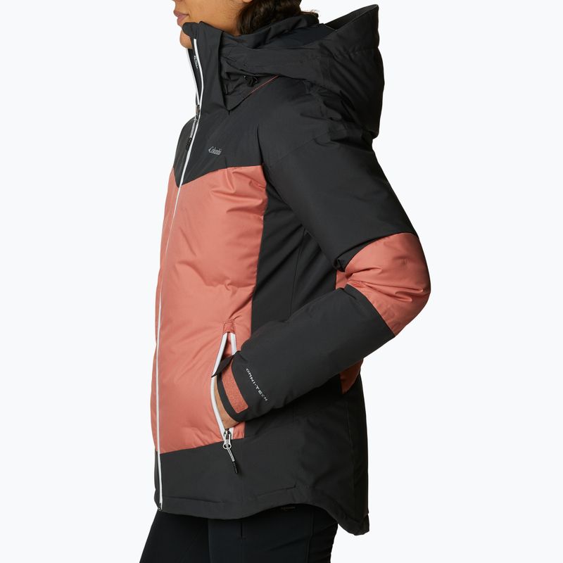 Kurtka narciarska damska Columbia Wildcard II Down dark coral/shark 7