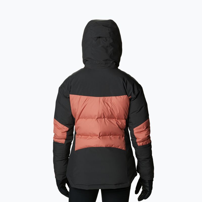 Kurtka narciarska damska Columbia Wildcard II Down dark coral/shark 8