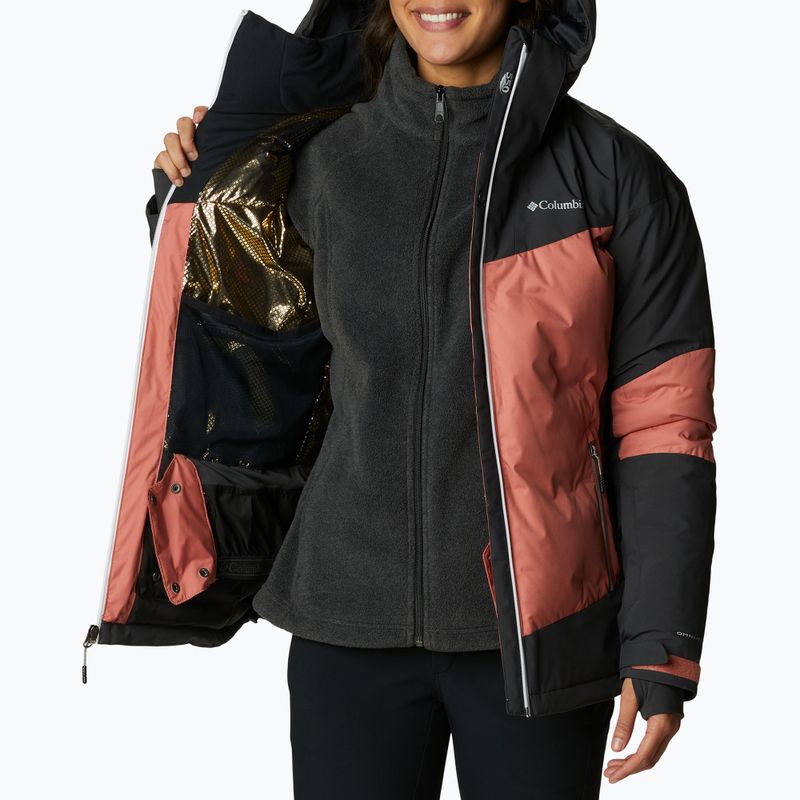 Kurtka narciarska damska Columbia Wildcard II Down dark coral/shark 9