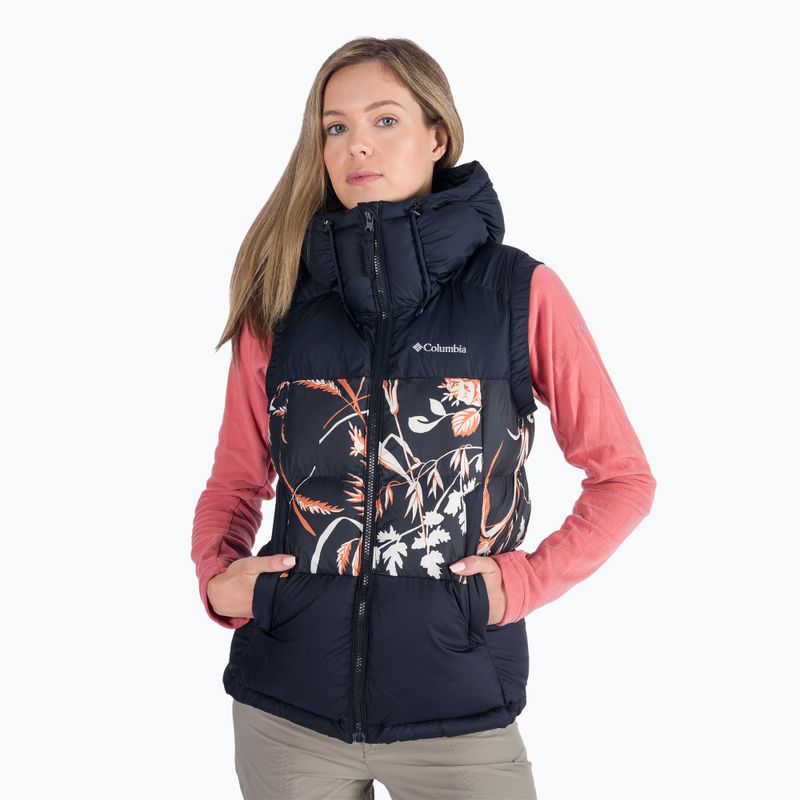 Bezrękawnik damski Columbia Pike Lake II Insulated black/black fallgrass print