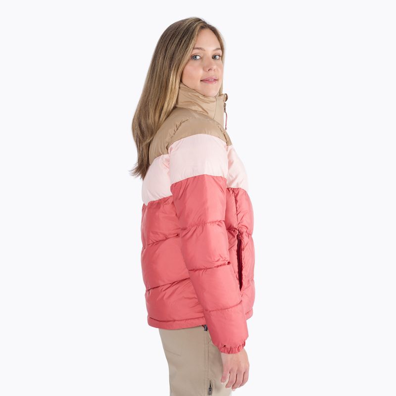 Kurtka damska Columbia Puffect Color Blocked dark coral/peach blossom/beach 2