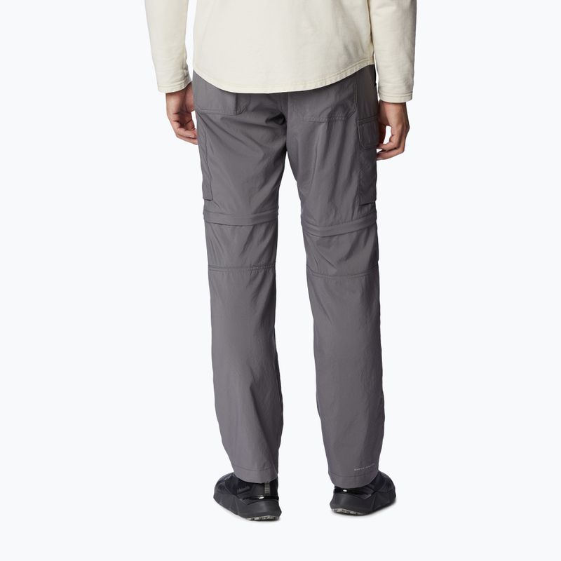 Spodnie trekkingowe męskie Columbia Silver Ridge Utility Convertible city grey 3