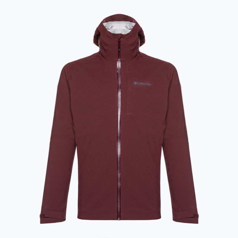 Kurtka przeciwdeszczowa męska Columbia Omni-Tech Ampli-Dry elderberry