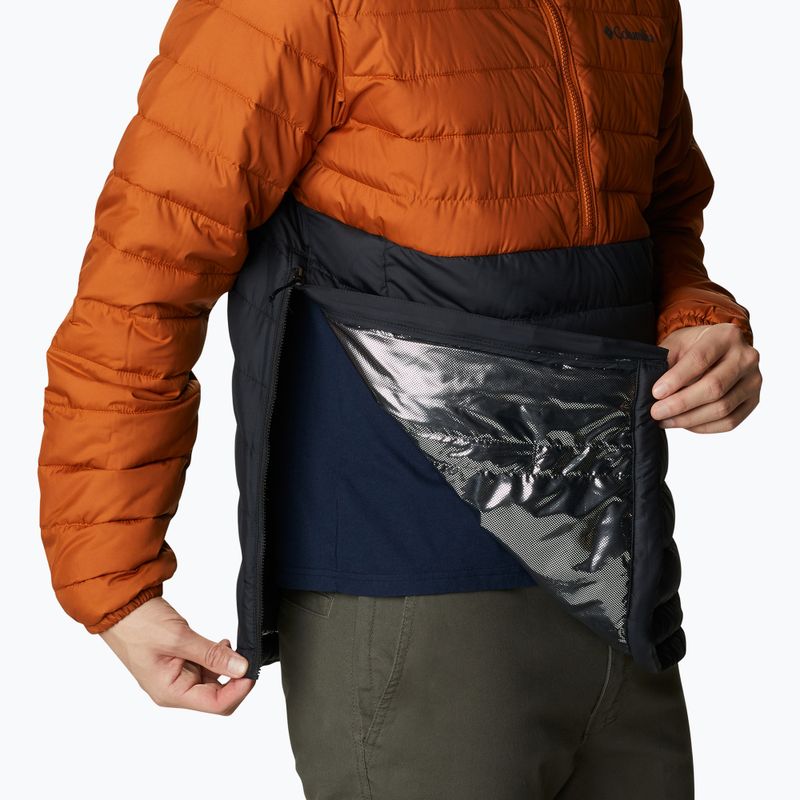 Kurtka męska Columbia Powder Lite Anorak warm copper/black 10
