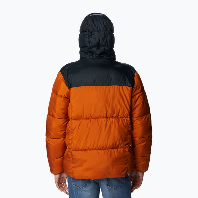 Kurtka męska Columbia Puffect Hooded warm copper/black 2