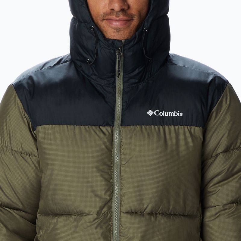 Kurtka męska Columbia Puffect Hooded stone green/black 6