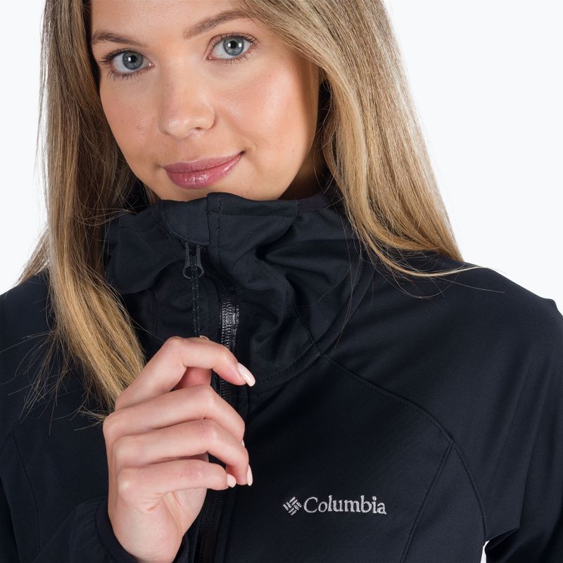 Kurtka softshell damska Columbia Canyon Meadows Softshell black 6