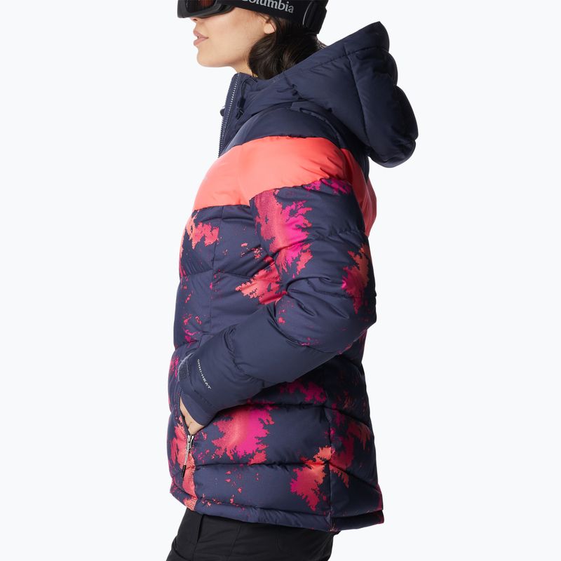 Kurtka narciarska damska Columbia Abbott Peak Insulated nocturnal lookup/nocturnal/neon sun 2