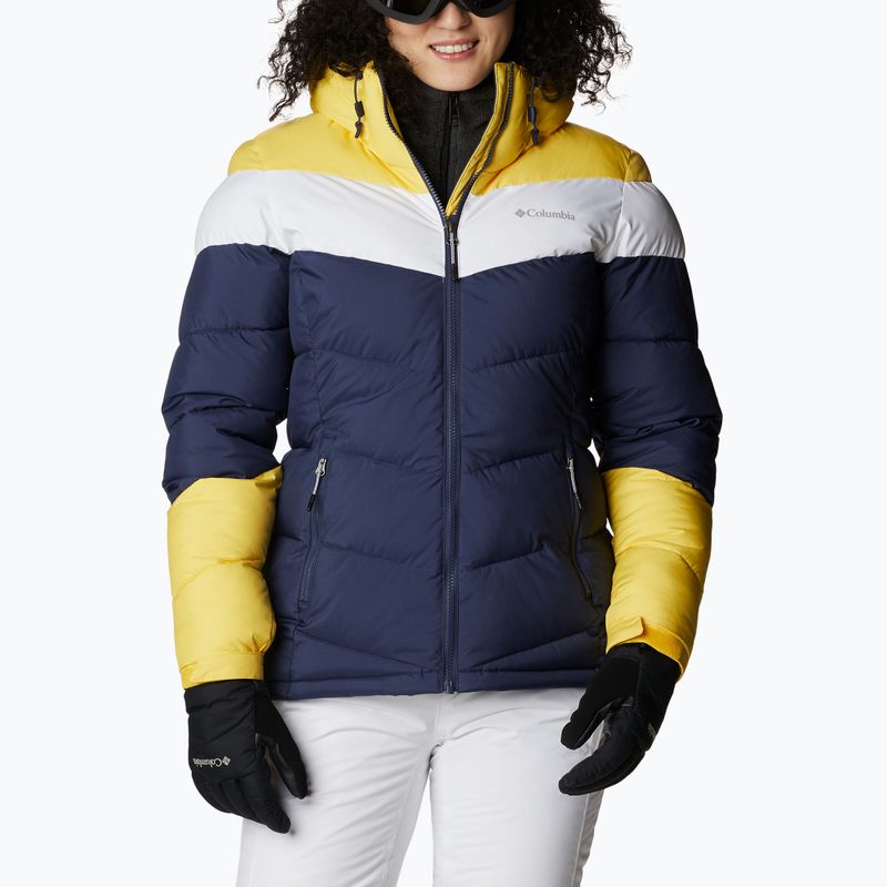 Kurtka narciarska damska Columbia Abbott Peak Insulated nocturnal/white/sun glow 5