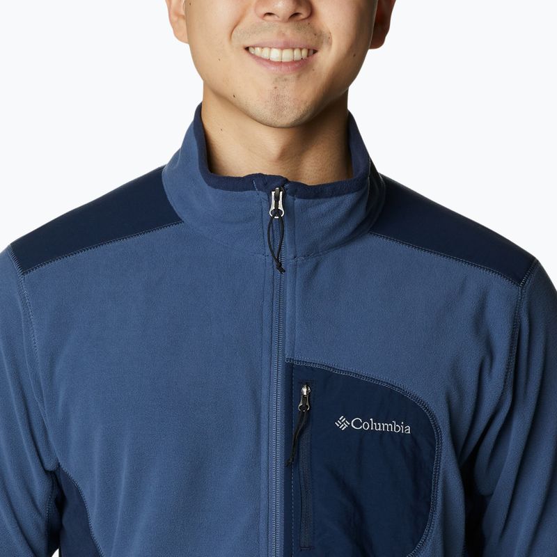 Bluza polarowa męska Columbia Klamath Range Full Zip dark mountain/collegiate navy 4