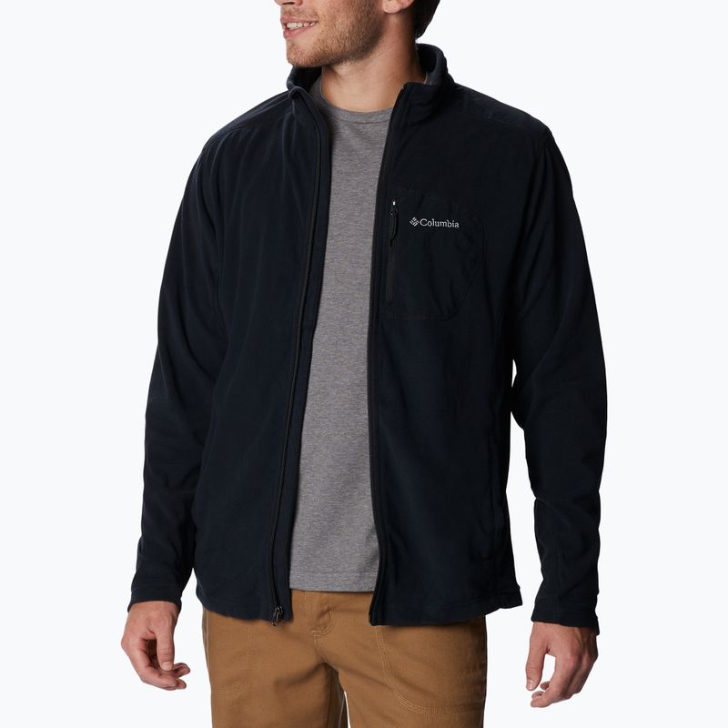 Bluza polarowa męska Columbia Klamath Range Full Zip black 5