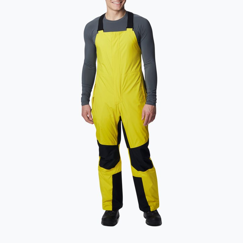 Spodnie narciarskie męskie Columbia Iceventure Bib laser lemon/black