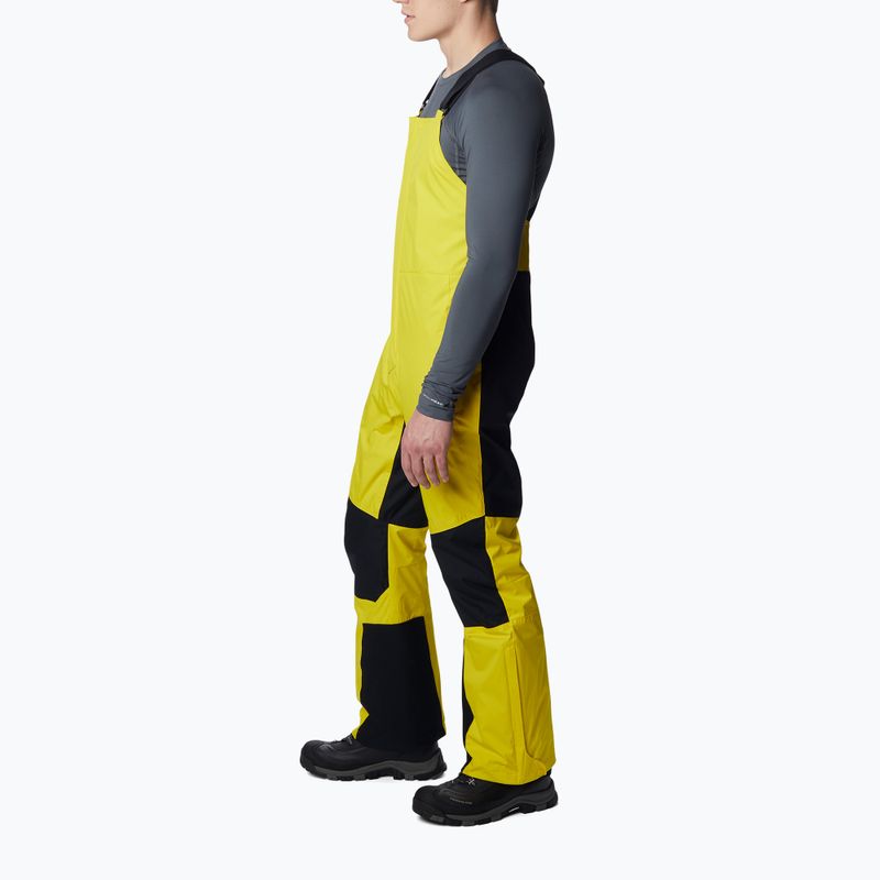 Spodnie narciarskie męskie Columbia Iceventure Bib laser lemon/black 2