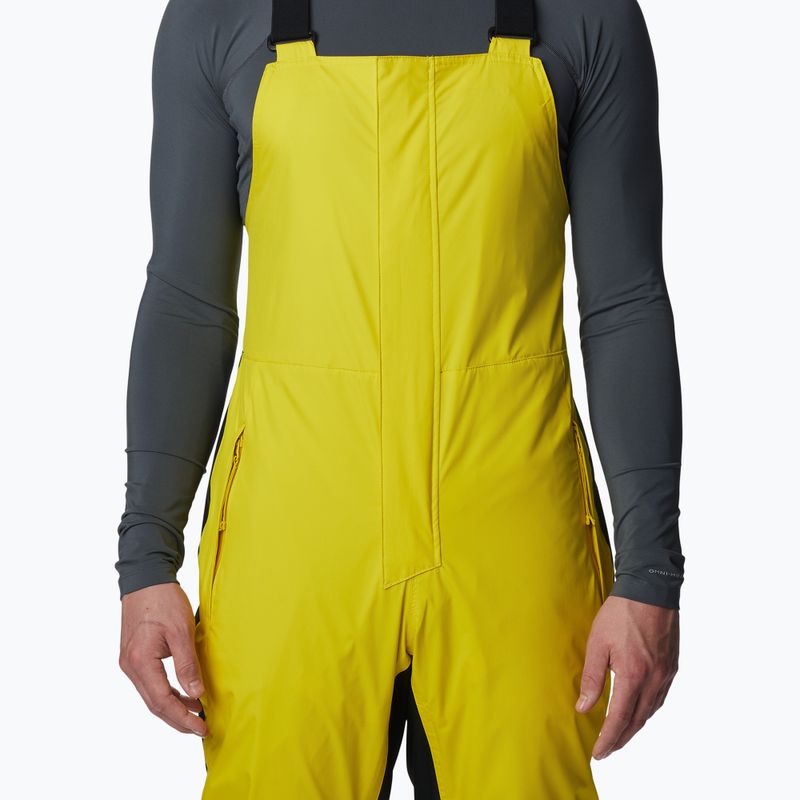 Spodnie narciarskie męskie Columbia Iceventure Bib laser lemon/black 4