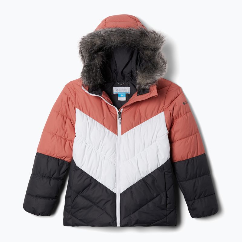 Kurtka narciarska dziecięca Columbia Arctic Blast dark coral/shark/white 7