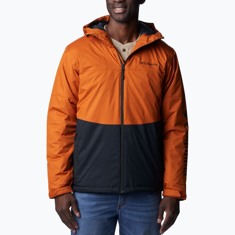 Kurtka zimowa męska Columbia Point Park Insulated warm copper/black