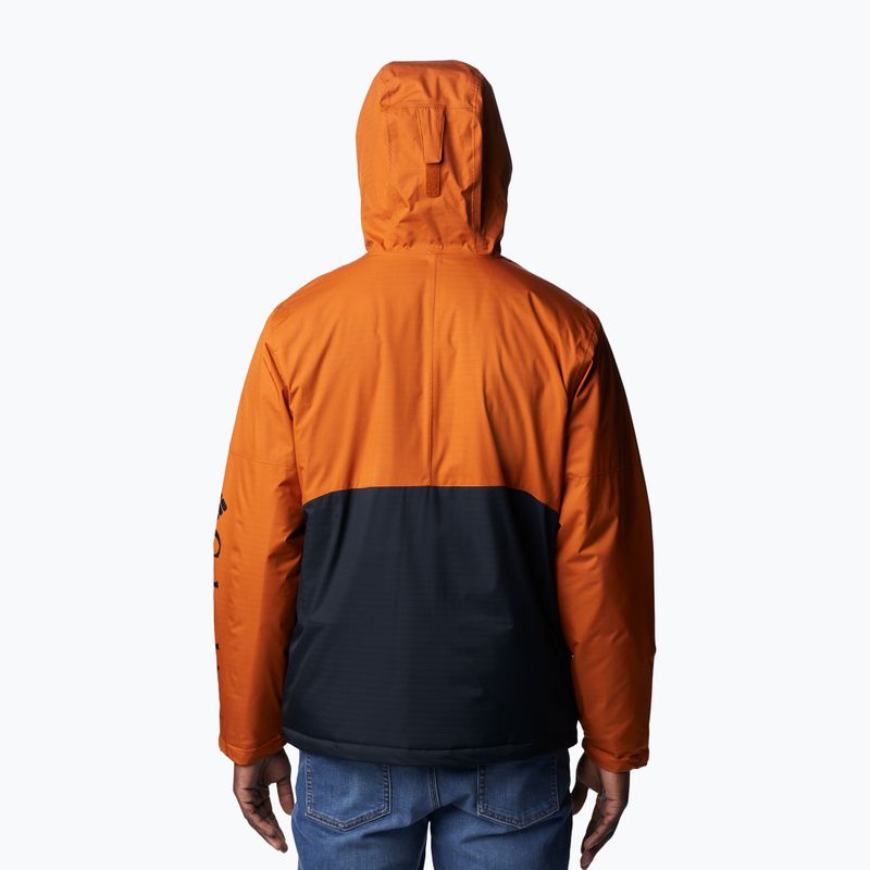 Kurtka zimowa męska Columbia Point Park Insulated warm copper/black 2