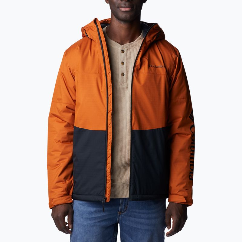 Kurtka zimowa męska Columbia Point Park Insulated warm copper/black 3