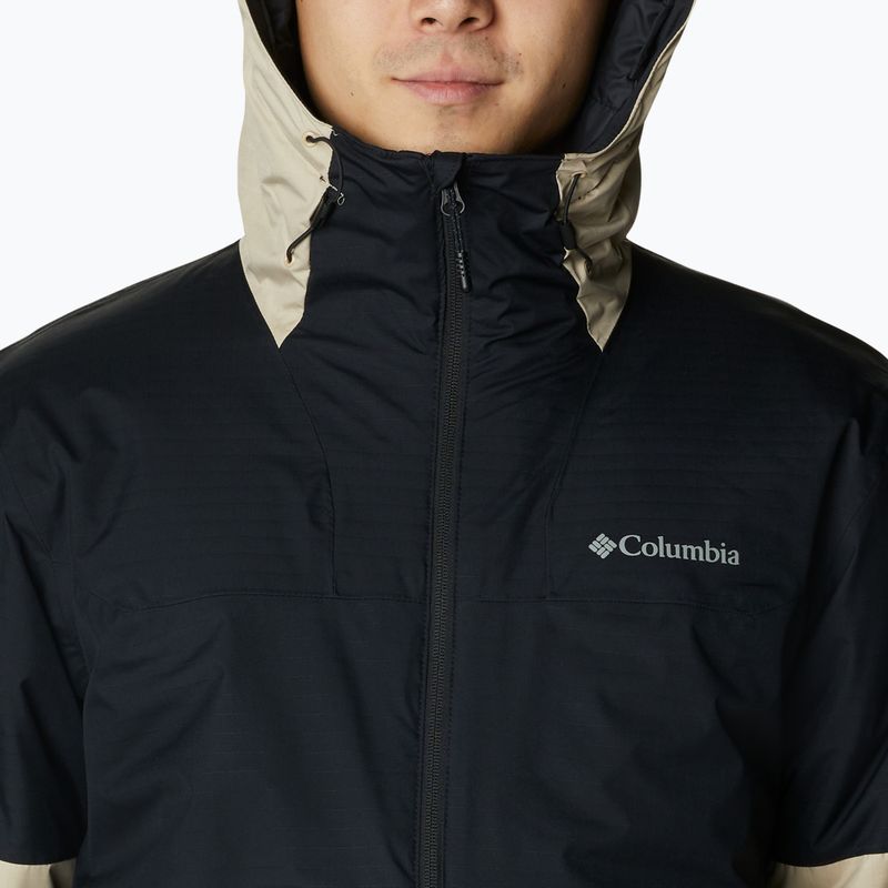 Kurtka zimowa męska Columbia Point Park Insulated black/cordovan/ancient fossil 5